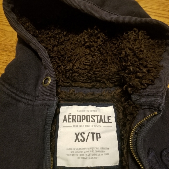 Areopostle fur sweatshirt hoodie/ juniors - Picture 4 of 10
